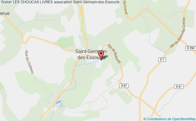plan association Les Choucas Livres Saint-Germain-des-Essourts