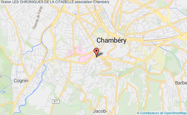 plan association Les Chroniques De La Citadelle Chambéry