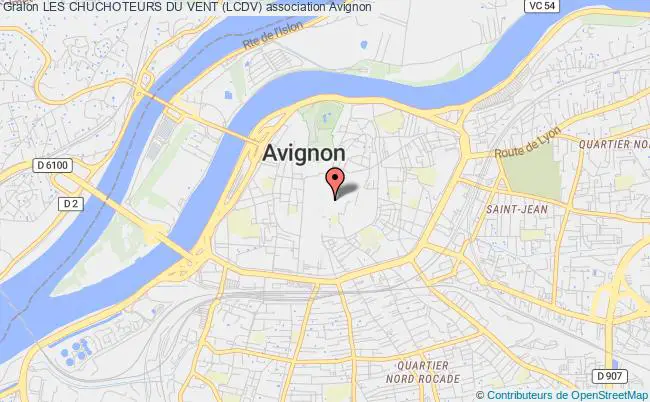 plan association Les Chuchoteurs Du Vent (lcdv) Avignon