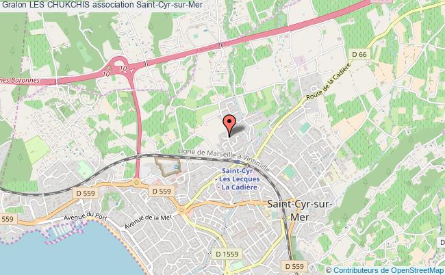 plan association Les Chukchis Saint-Cyr-sur-Mer