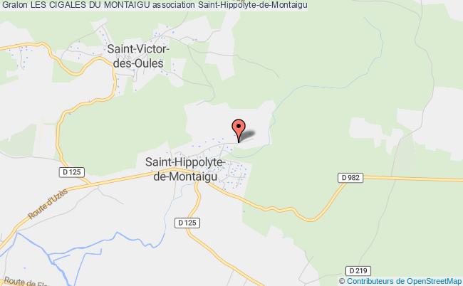 plan association Les Cigales Du Montaigu Saint-Hippolyte-de-Montaigu