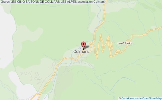 plan association Les Cinq Saisons De Colmars Les Alpes Colmars