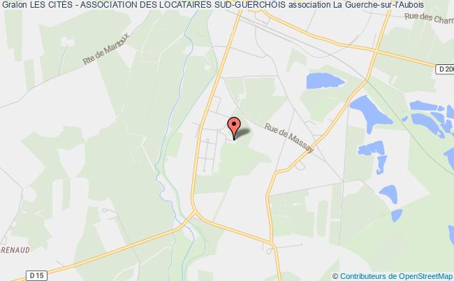 plan association Les CitÉs - Association Des Locataires Sud-guerchois Guerche-sur-l'Aubois