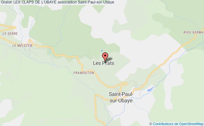plan association Les Claps De L'ubaye 