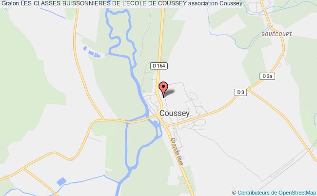 plan association Les Classes Buissonnieres De L'ecole De Coussey Coussey