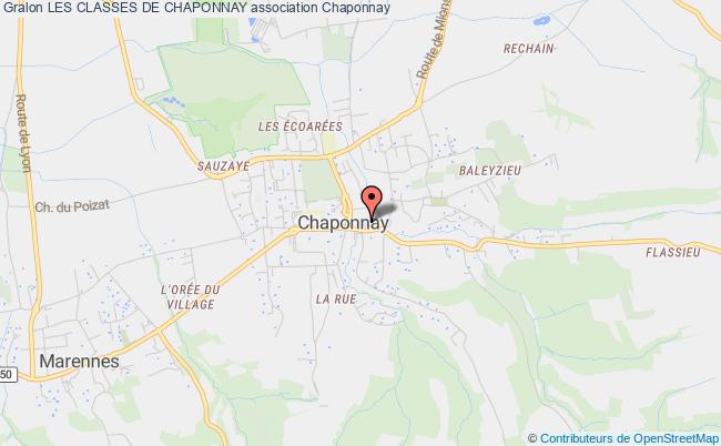 plan association Les Classes De Chaponnay Chaponnay