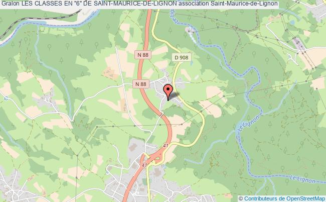 plan association Les Classes En "6" De Saint-maurice-de-lignon Saint-Maurice-de-Lignon