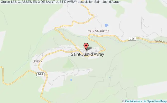 plan association Les Classes En 3 De Saint Just D'avray Saint-Just-d'Avray