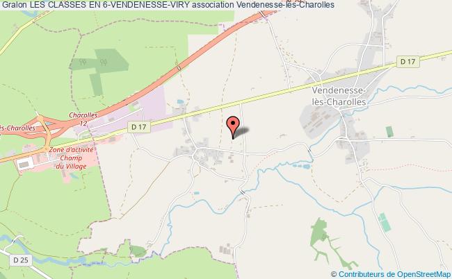 plan association Les Classes En 6-vendenesse-viry Vendenesse-lès-Charolles