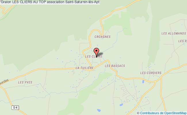 plan association Les Cliers Au Top Saint-Saturnin-lès-Apt