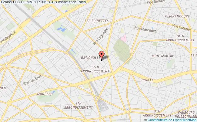 plan association Les Climat'optimistes Paris