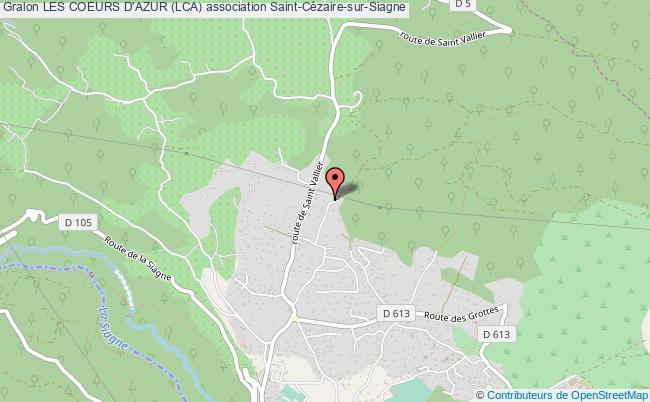 plan association Les Coeurs D'azur (lca) Saint-Cézaire-sur-Siagne