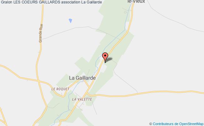 plan association Les Coeurs Gaillards La    Gaillarde