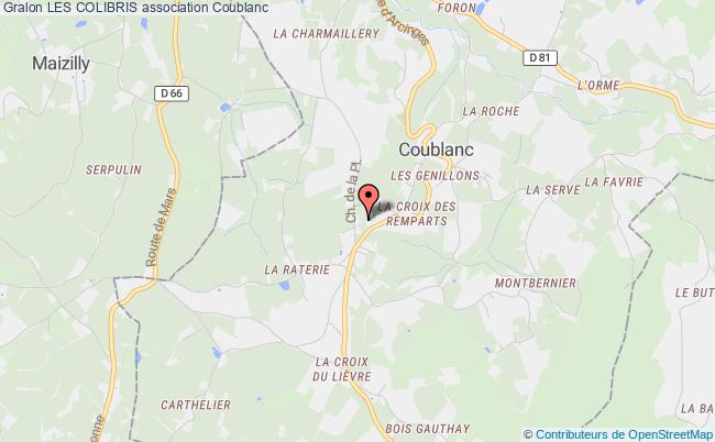 plan association Les Colibris Coublanc