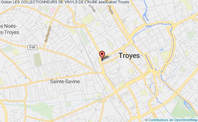 plan association Les Collectionneurs De Vinyls De L'aube Troyes