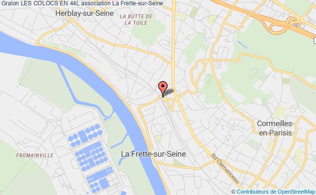 plan association Les Colocs En 44l Frette-sur-Seine