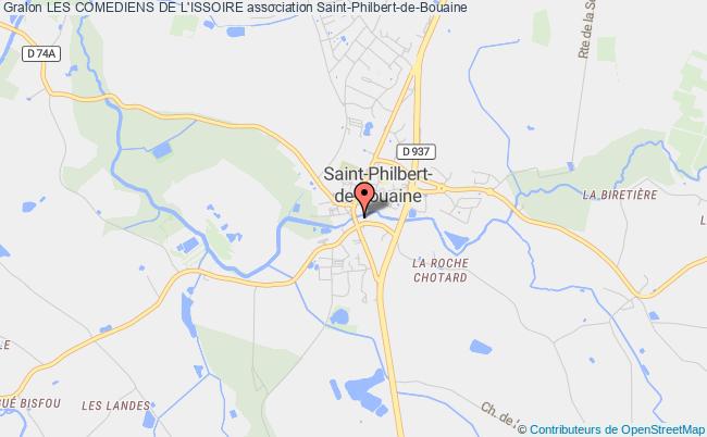 plan association Les Comediens De L'issoire Saint-Philbert-de-Bouaine