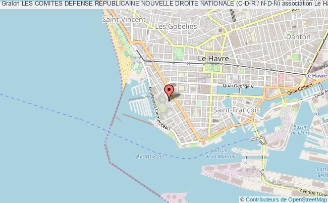 plan association Les Comites Defense Republicaine Nouvelle Droite Nationale (c-d-r / N-d-n) Le    Havre