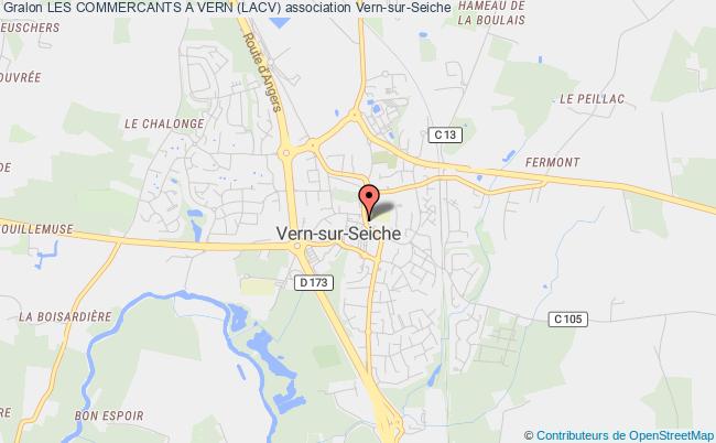 plan association Les Commercants A Vern (lacv) Vern-sur-Seiche
