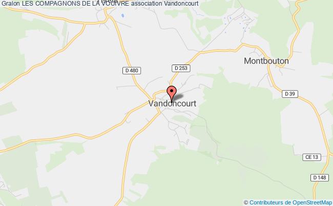 plan association Les Compagnons De La Vouivre Vandoncourt