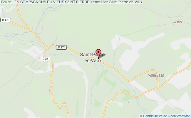 plan association Les Compagnons Du Vieux Saint Pierre Saint-Pierre-en-Vaux