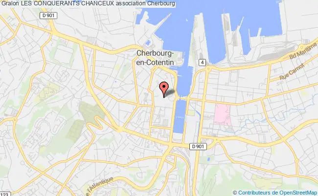 plan association Les Conquerants Chanceux Cherbourg-en-Cotentin