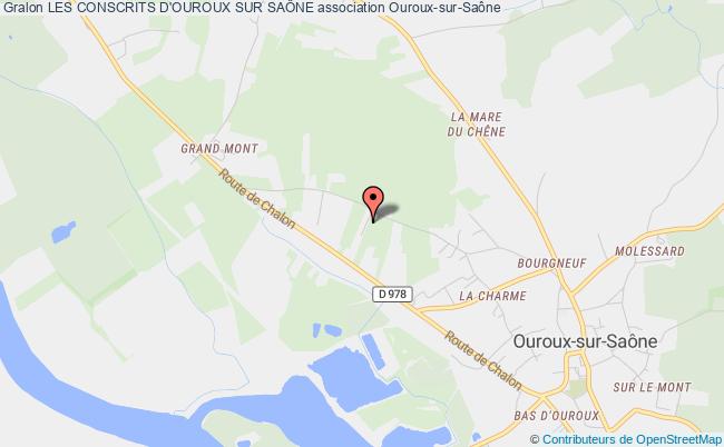 plan association Les Conscrits D'ouroux Sur SaÔne Ouroux-sur-Saône