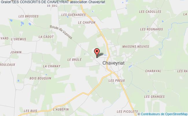 plan association Les Conscrits De Chaveyriat Chaveyriat