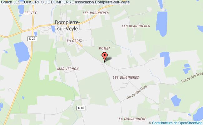 plan association Les Conscrits De Dompierre Dompierre-sur-Veyle