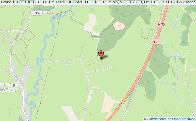 plan association Les Conscrits De L'an 2016 De Saint-leger-les-paray, Volesvres, Hautefond Et Vigny Saint-Léger-lès-Paray