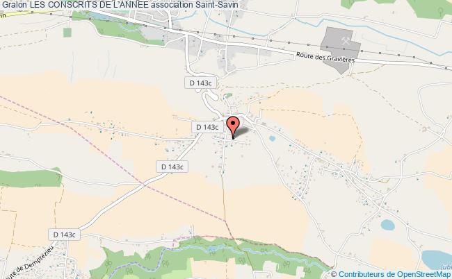 plan association Les Conscrits De L'annee Saint-Savin