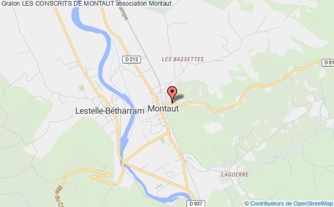 plan association Les Conscrits De Montaut Montaut