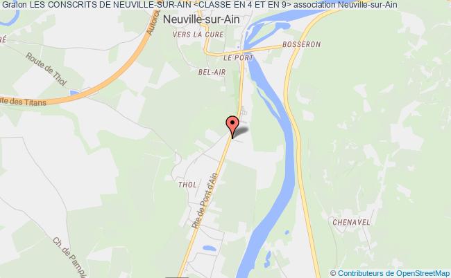 LES CONSCRITS DE NEUVILLE-SUR-AIN <CLASSE EN 4 ET EN 9>