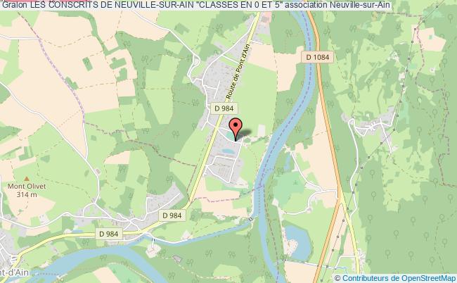 plan association Les Conscrits De Neuville-sur-ain "classes En 0 Et 5" Neuville-sur-Ain