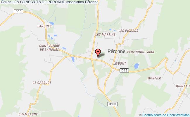 plan association Les Conscrits De Peronne Péronne