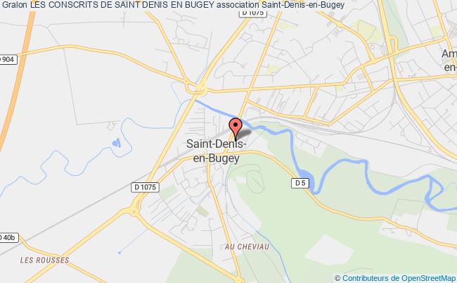 plan association Les Conscrits De Saint Denis En Bugey Saint-Denis-en-Bugey