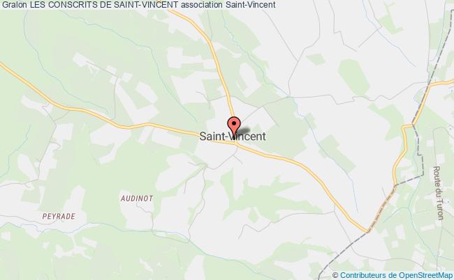 plan association Les Conscrits De Saint-vincent Saint-Vincent
