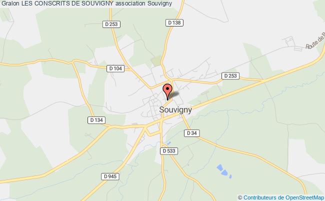 plan association Les Conscrits De Souvigny Souvigny