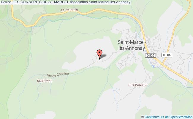 plan association Les Conscrits De St Marcel Saint-Marcel-lès-Annonay