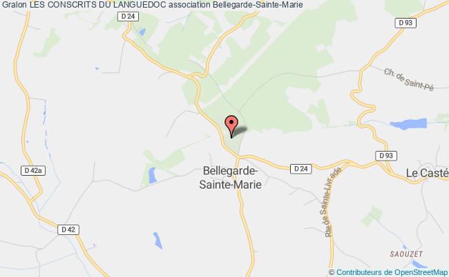 plan association Les Conscrits Du Languedoc Bellegarde-Sainte-Marie
