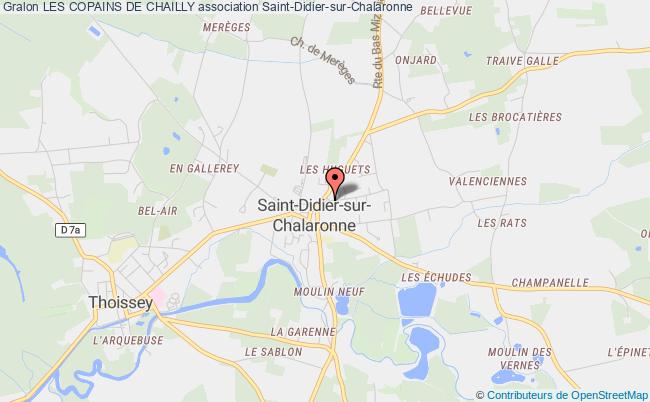plan association Les Copains De Chailly Saint-Didier-sur-Chalaronne
