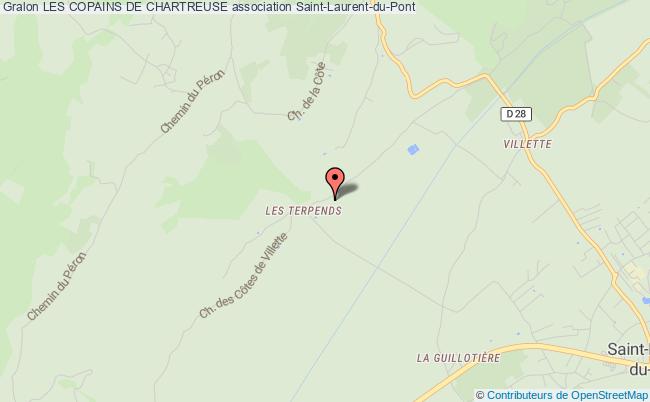 plan association Les Copains De Chartreuse Saint-Laurent-du-Pont
