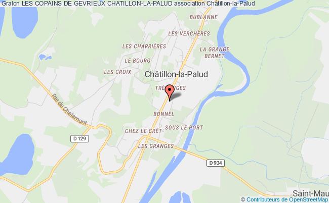 plan association Les Copains De Gevrieux Chatillon-la-palud 