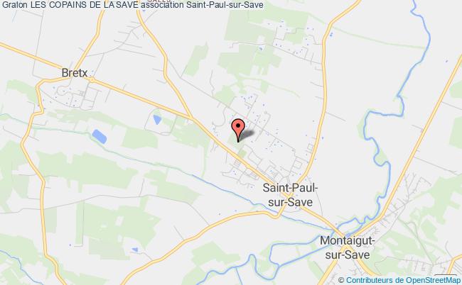 plan association Les Copains De La Save Saint-Paul-sur-Save