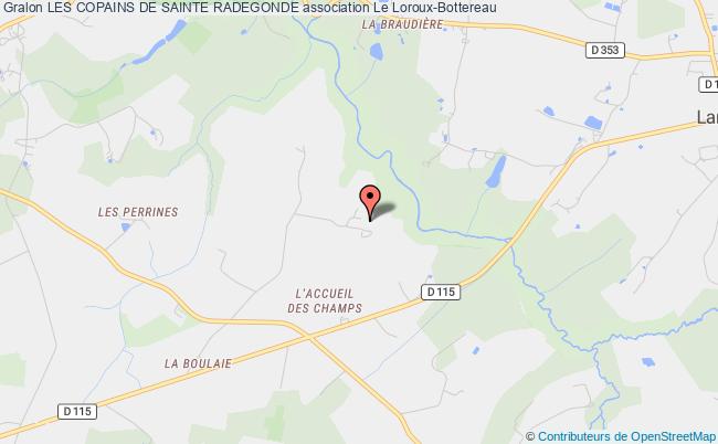 plan association Les Copains De Sainte Radegonde Loroux-Bottereau