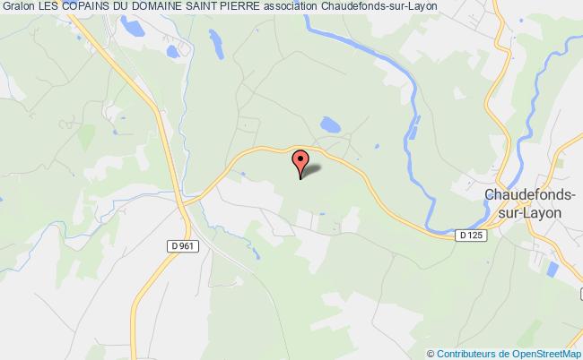 plan association Les Copains Du Domaine Saint Pierre Chaudefonds-sur-Layon
