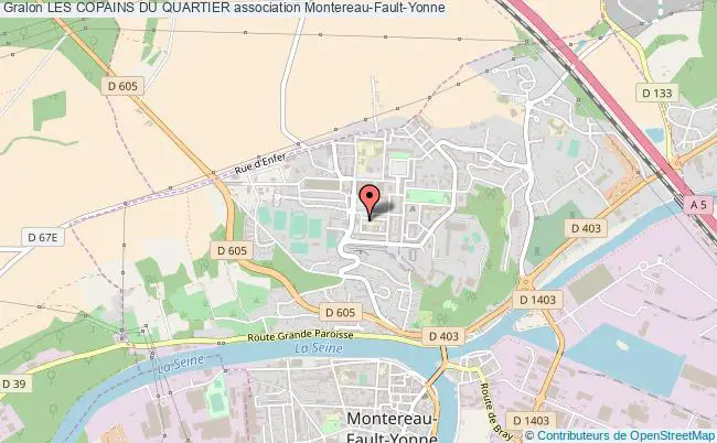 plan association Les Copains Du Quartier Montereau-Fault-Yonne