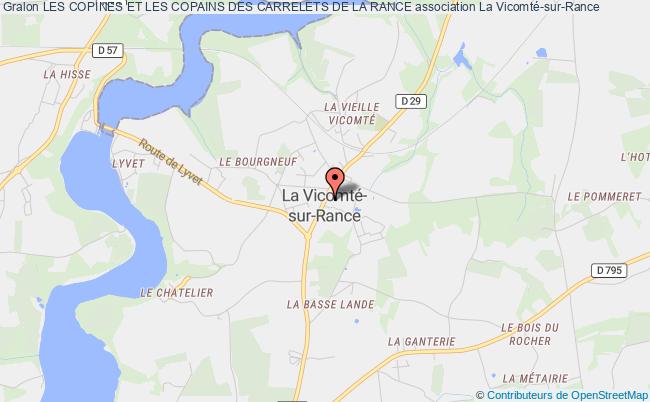 plan association Les Copines Et Les Copains Des Carrelets De La Rance La    Vicomté-sur-Rance