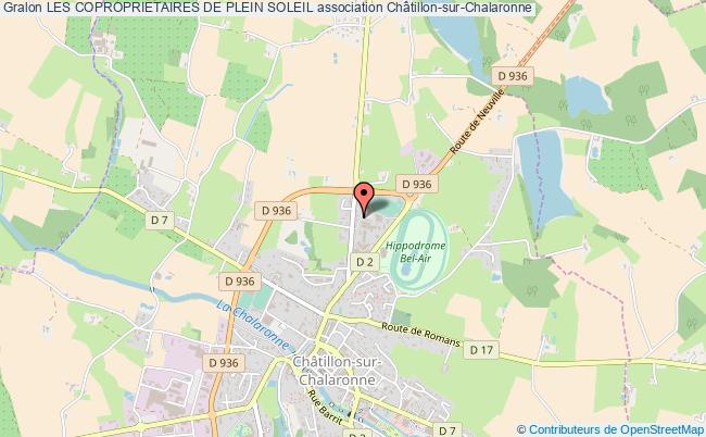 plan association Les Coproprietaires De Plein Soleil Châtillon-sur-Chalaronne