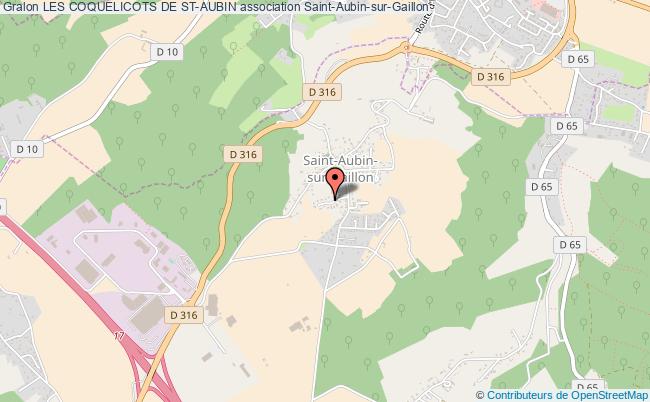 plan association Les Coquelicots De St-aubin Saint-Aubin-sur-Gaillon